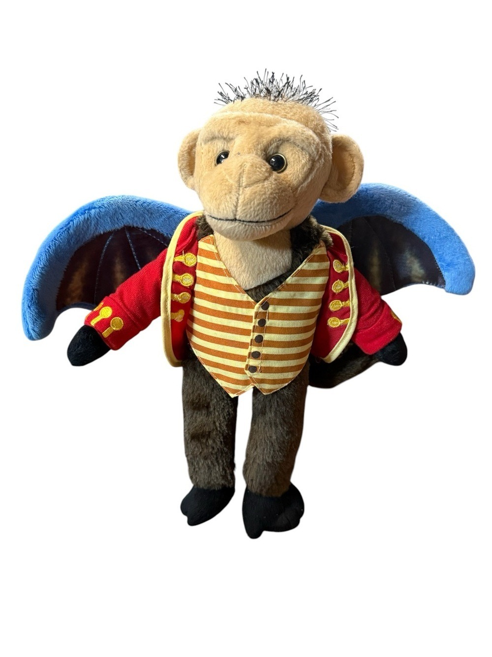 Wicked Chistery Plush Monkey with Blue Wings & Red Jacket - Wicked on Broadway